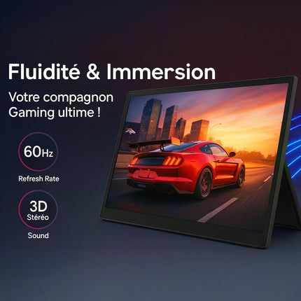 Écran de Surveillance Tactile 13" Aramox 4:3 - Interface Multimédia HD 800x600, Son 3D Stéréo, 60Hz, Design Économe en Espace avec Pivot Inclinable - Pour Bureau et Jeu