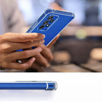 Étui coque Silicone Transparente Antichoc BYGJMY Poche pour Samsung A15 A25 A35 A55 A54 A34 A14 A04 A53 A73