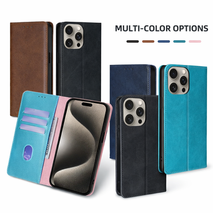 Étui Portefeuille Cuir Luxe Poche pour Samsung Galaxy A10 A20 A30 A40 A50 A70 - Flip Cover Magnétique avec Portes Cartes