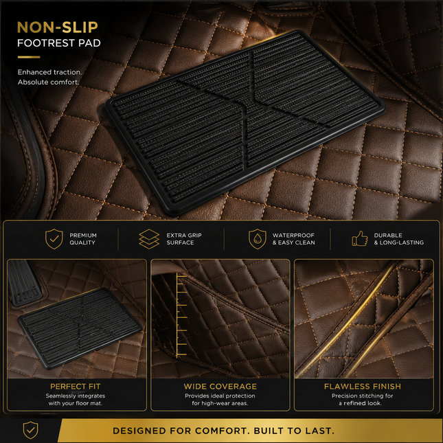 Tapis de Sol Personnalisés pour Honda CR-V CRV – Tapis Automobiles sur Mesure en Cuir Artificiel – Protection Sur-Mesure – Lot 2 Rangées – Accessoires Intérieurs Haut de Gamme – Fabriqués sur Commande