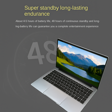 AKPAD CT151 - PC Portable 14,1" Windows 11 Pro - Intel Quad-Core, 6GB RAM, SSD 128GB à 1TB - Ordinateur Portable Étudiant Léger