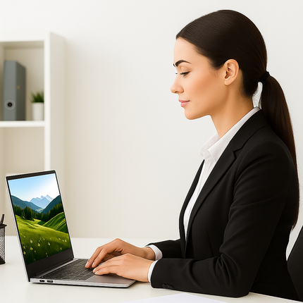 AKPAD CT151 - PC Portable 14,1" Windows 11 Pro - Intel Quad-Core, 6GB RAM, SSD 128GB à 1TB - Ordinateur Portable Étudiant Léger