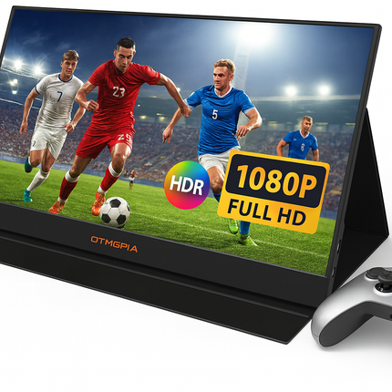 Moniteur Portable 15,6 Pouces FHD 1080P - Ecran Externe USB-C/HDMI HDR - Compatible PC, Mac, Phone, PS5, Switch