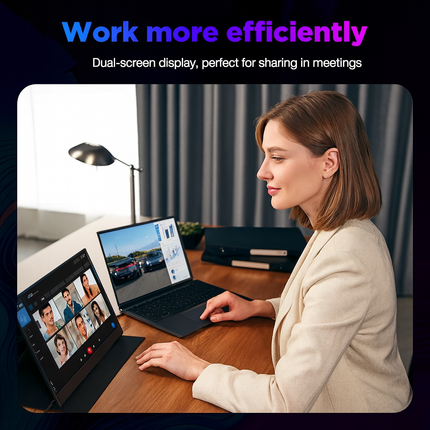 Moniteur Portable 15,6 Pouces FHD 1080P - Ecran Externe USB-C/HDMI HDR - Compatible PC, Mac, Phone, PS5, Switch
