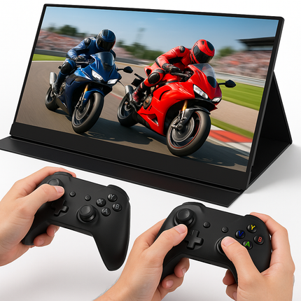 Moniteur Portable 15,6 Pouces FHD 1080P - Ecran Externe USB-C/HDMI HDR - Compatible PC, Mac, Phone, PS5, Switch