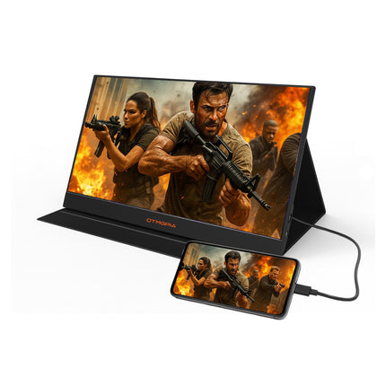 Moniteur Portable 15,6 Pouces FHD 1080P - Ecran Externe USB-C/HDMI HDR - Compatible PC, Mac, Phone, PS5, Switch