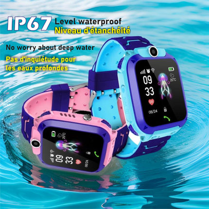 Montre Connectée Enfant GPS 2G XMSJ Q12 Max Pro Kids Smart - Appels, SOS, Étanche, Tracker - Pour Filles et Garçons