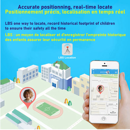 Montre Connectée Enfant GPS 2G XMSJ Q12 Max Pro Kids Smart - Appels, SOS, Étanche, Tracker - Pour Filles et Garçons