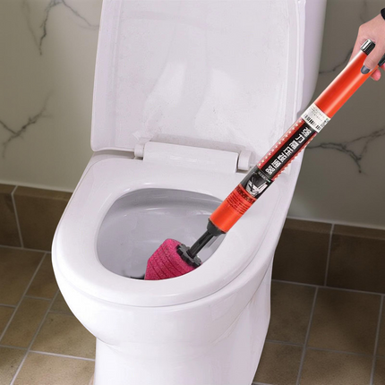 Déboucheur Toilette à Haute Pression - Pompe à Air Puissante et Réutilisable - Outil de Plomberie avec Poignée Ergonomique - Pour WC, Lavabos et Canalisations