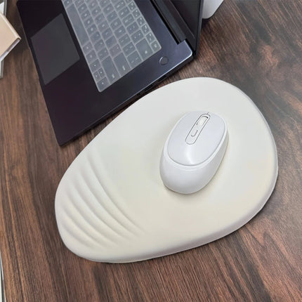 Repose-Poignet Ergonomique – Tapis de Souris avec Support de Poignet Confortable – Coton Mémoire Haute Élasticité – Antidérapant – Silicone Durable – Taille 30×20×2,5 cm – Pour Ordinateur Portable et Bureau
