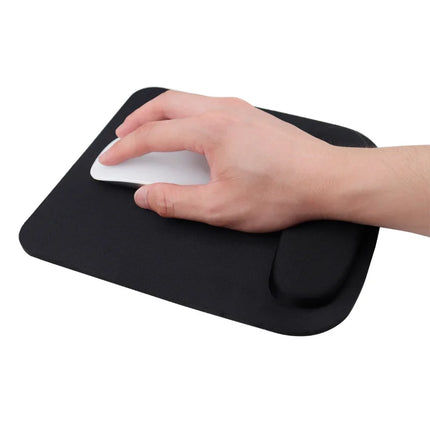 Tapis de Souris Ergonomique Eva – Repose-Poignet Intégré – Confortable – Antidérapant – Pour Gaming, Bureautique, Ordinateur Portable – Accessoire de Bureau – Couleur Unie – Caoutchouc Durable