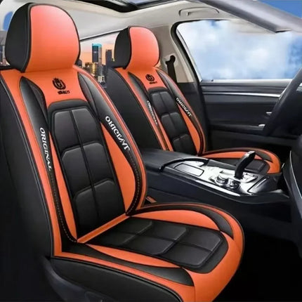 Housses de Siège Auto en Cuir Artificiel – Multi-Couleurs – Ajustement Universel – Idéal pour Améliorer le Style et la Protection de l'Intérieur Automobile – Mousse PE Rembourrée – Toutes Saisons – Disponible à l'Unité ou par Paire