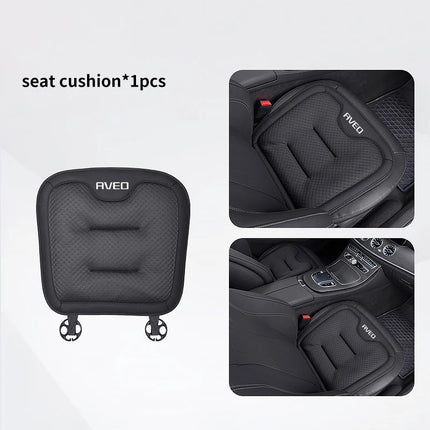 Coussin de Siège de Voiture pour Chevrolet Aveo T250 T300 (2011-2024) – Housse de Protection Dossier et Siège Arrière – Matériau Soie Glacée – Toutes Saisons – Rembourrage en Duvet – Épaisseur Standard