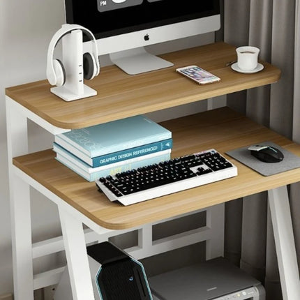 Bureau d’Ordinateur Intelligent – Bureau de Jeu et d’Étude – Bureau pour Ordinateur Portable – Bureau Debout et Assis – Table de Bureau Rectangulaire en Métal – Assemblage Facile – Pour Maison, Bureau, Étude, Gaming