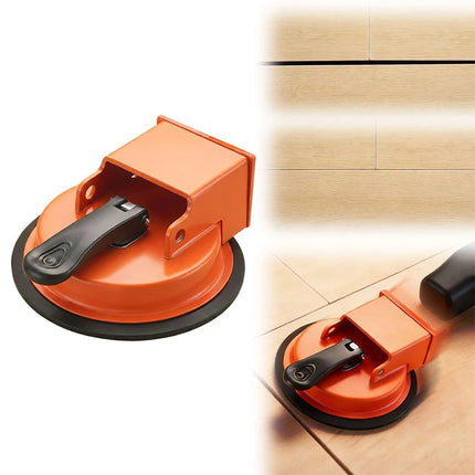 Outil de Serrage pour Joints de Plancher Bois – Ventouse Haute Adhérence >60kg avec Tampon Caoutchouc et Hauteur Réglable – Réparation et Rapprochement des Lames – Diamètre 118mm – Accessoire de Décoration Intérieure