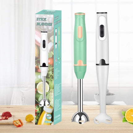 Mixeur Plongeant Électrique 300W – Bâton Mélangeur pour Aliments, Pâtisserie et Boissons – Corps en Acier Inoxydable, Lames Détachables – Tension Universelle 111V-240V avec Prise US – Longueur 38 cm