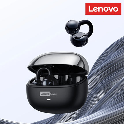 Casque Bluetooth Lenovo Pro LE3  : Réduction de Bruit Active, 25h d'Autonomie, Écouteurs Sport Clip Ear (IPX4, Bluetooth 6.0) - Gris/Violet/Beige/Rose