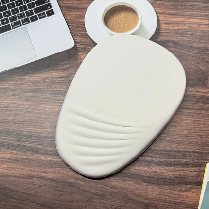 Repose-Poignet Ergonomique – Tapis de Souris avec Support de Poignet Confortable – Coton Mémoire Haute Élasticité – Antidérapant – Silicone Durable – Taille 30×20×2,5 cm – Pour Ordinateur Portable et Bureau
