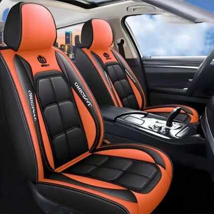 Housse de siège tout compris, Housse de Siège Auto Universelle en Cuir – Entièrement en Cuir – Toutes Saisons – Mousse PE Rembourrée – Disponible à l'Unité ou par Paire entièrement en cuir, housse de coussin universel toutes saisons