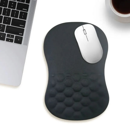 Repose-Poignet Ergonomique – Tapis de Souris avec Support de Poignet Confortable – Coton Mémoire Haute Élasticité – Antidérapant – Silicone Durable – Taille 30×20×2,5 cm – Pour Ordinateur Portable et Bureau