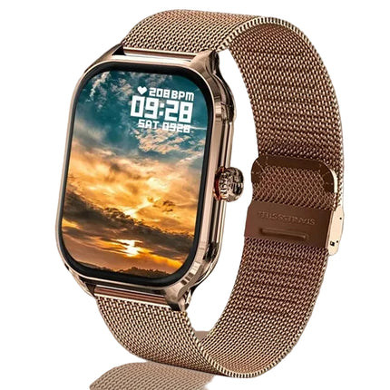 Montre Connectée H9 - 2,01" HD - Appels, Fréquence Cardiaque, 100+ Modes de Sport - Étanche - Homme / Femme