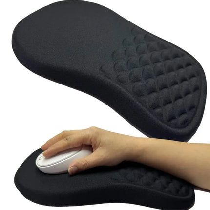Repose-Poignet Ergonomique – Tapis de Souris avec Support de Poignet Confortable – Coton Mémoire Haute Élasticité – Antidérapant – Silicone Durable – Taille 30×20×2,5 cm – Pour Ordinateur Portable et Bureau