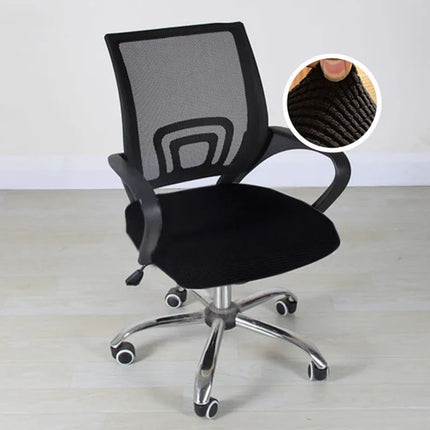 Housse de Siège Élastique Polyester pour Chaise de Bureau - Protège Chaise de Bureau, Fauteuil de Bureau, Protection Antitaches