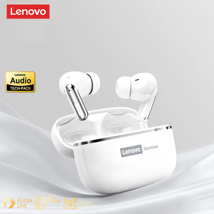 Lenovo Pro LE2 TWS – Écouteurs Bluetooth 6.0 Cuir, Réduction de Bruit ENC, 36h Autonomie, 38ms Latence pour Jeu