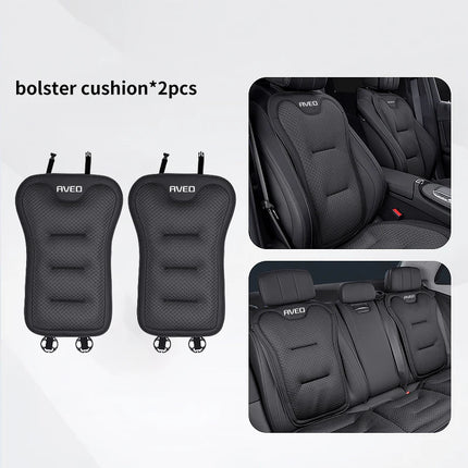 Coussin de Siège de Voiture pour Chevrolet Aveo T250 T300 (2011-2024) – Housse de Protection Dossier et Siège Arrière – Matériau Soie Glacée – Toutes Saisons – Rembourrage en Duvet – Épaisseur Standard