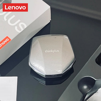 Lenovo Pro XT – Écouteurs Bluetooth 5.4 Gaming à Faible Latence, Affichage LED, Mode Double Jeu/Musique, IPX4 (Noir/Blanc/Gris)