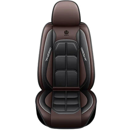 Housses de Siège Auto en Cuir Artificiel – Multi-Couleurs – Ajustement Universel – Idéal pour Améliorer le Style et la Protection de l'Intérieur Automobile – Mousse PE Rembourrée – Toutes Saisons – Disponible à l'Unité ou par Paire