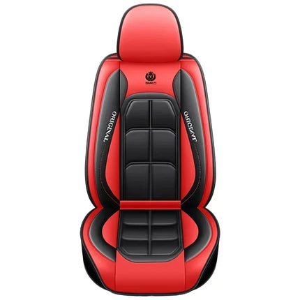 Housses de Siège Auto en Cuir Artificiel – Multi-Couleurs – Ajustement Universel – Idéal pour Améliorer le Style et la Protection de l'Intérieur Automobile – Mousse PE Rembourrée – Toutes Saisons – Disponible à l'Unité ou par Paire