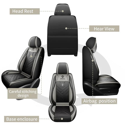 Housse de Siège Auto Universelle en Polyester – Résistante à l'Eau – Housse Conducteur ou Passager – Toutes Saisons – Épaisseur Standard – Protection Durable pour Intérieur de Véhicule