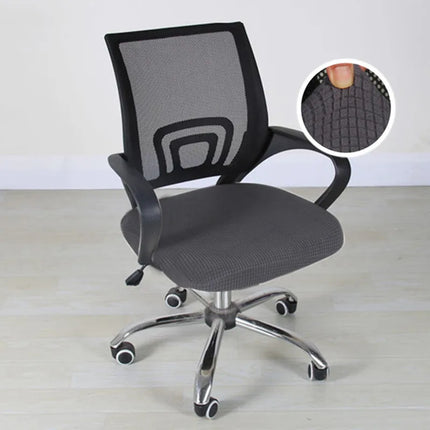 Housse de Siège Élastique Polyester pour Chaise de Bureau - Protège Chaise de Bureau, Fauteuil de Bureau, Protection Antitaches