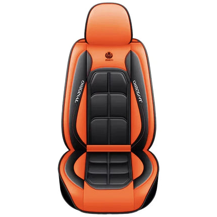 Housse de siège tout compris, Housse de Siège Auto Universelle en Cuir – Entièrement en Cuir – Toutes Saisons – Mousse PE Rembourrée – Disponible à l'Unité ou par Paire entièrement en cuir, housse de coussin universel toutes saisons