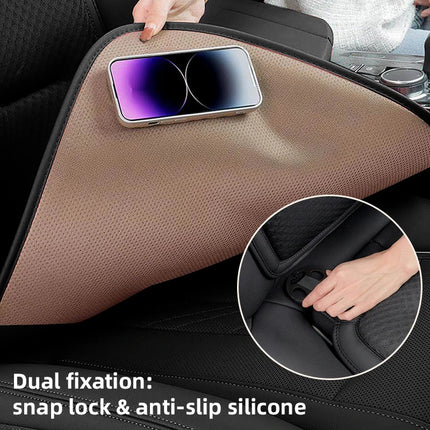 Coussin de Siège de Voiture pour Chevrolet Aveo T250 T300 (2011-2024) – Housse de Protection Dossier et Siège Arrière – Matériau Soie Glacée – Toutes Saisons – Rembourrage en Duvet – Épaisseur Standard