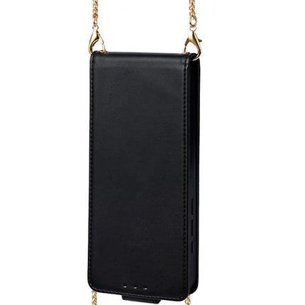 Étui Portefeuille Bandoulière Cuir avec Miroir et Longue Dragonne | Poche Pour Samsung Galaxy A05 A06 A16 A15 A36 A56 A26 5G