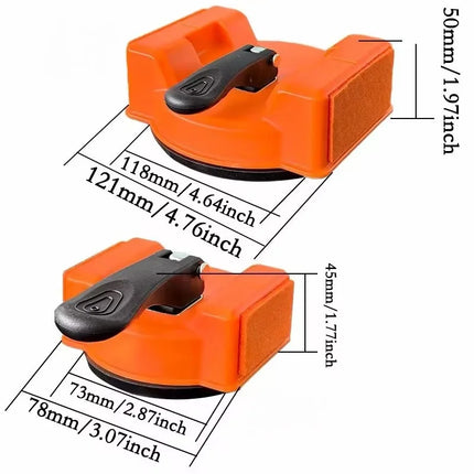 Outil à Ventouse pour Réparation de Joints de Plancher Bois ou Vinyle – Écarteur de Lames avec Mécanisme à Vis – Diamètre 118mm – Force d'Adhérence >60kg – Accessoire de Décoration pour Travaux Domestiques