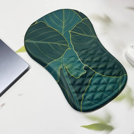 Repose-Poignet Ergonomique – Tapis de Souris avec Support de Poignet Confortable – Coton Mémoire Haute Élasticité – Antidérapant – Silicone Durable – Taille 30×20×2,5 cm – Pour Ordinateur Portable et Bureau