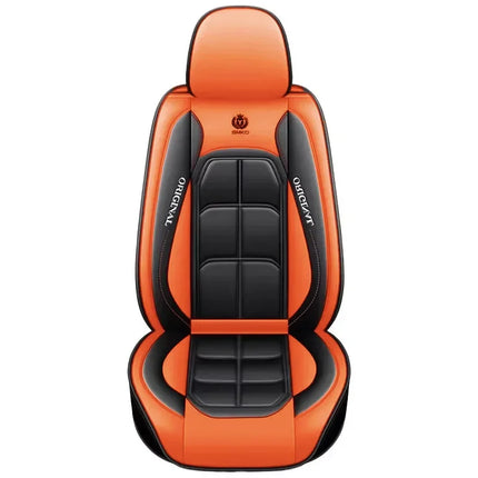 Housses de Siège Auto en Cuir Artificiel – Multi-Couleurs – Ajustement Universel – Idéal pour Améliorer le Style et la Protection de l'Intérieur Automobile – Mousse PE Rembourrée – Toutes Saisons – Disponible à l'Unité ou par Paire