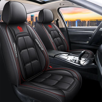 Housses de Siège Auto en Cuir Artificiel – Multi-Couleurs – Ajustement Universel – Idéal pour Améliorer le Style et la Protection de l'Intérieur Automobile – Mousse PE Rembourrée – Toutes Saisons – Disponible à l'Unité ou par Paire
