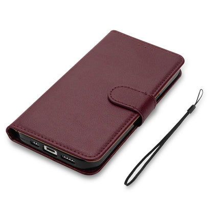 Leather Booklet Case for Samsung Galaxy A03, A03S, A10, A12, A13, A20E, A20S, A21S, A22, A31, A32, A33, A40, A41, A50, A51, A52, A53 4G/5G, A05S 5G - Scratch-Resistant Flip Pocket Protective Case 