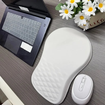 Repose-Poignet Ergonomique – Tapis de Souris avec Support de Poignet Confortable – Coton Mémoire Haute Élasticité – Antidérapant – Silicone Durable – Taille 30×20×2,5 cm – Pour Ordinateur Portable et Bureau
