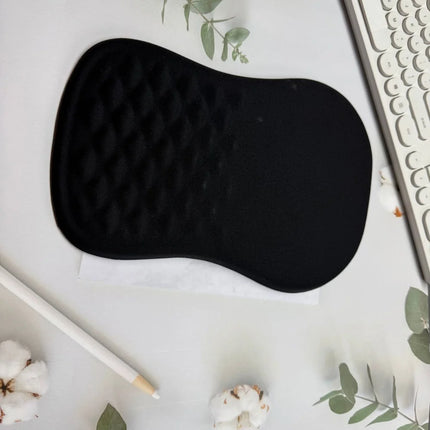 Repose-Poignet Ergonomique – Tapis de Souris avec Support de Poignet Confortable – Coton Mémoire Haute Élasticité – Antidérapant – Silicone Durable – Taille 30×20×2,5 cm – Pour Ordinateur Portable et Bureau