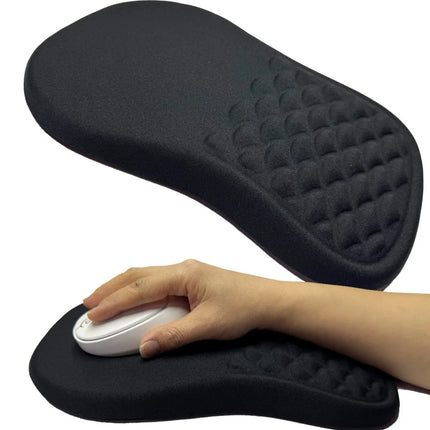 Repose-Poignet Ergonomique – Tapis de Souris avec Support de Poignet Confortable – Coton Mémoire Haute Élasticité – Antidérapant – Silicone Durable – Taille 30×20×2,5 cm – Pour Ordinateur Portable et Bureau