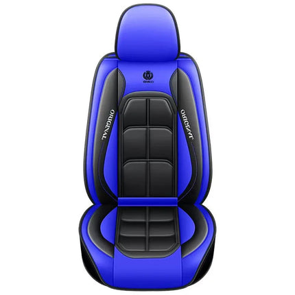 Housse de siège tout compris, Housse de Siège Auto Universelle en Cuir – Entièrement en Cuir – Toutes Saisons – Mousse PE Rembourrée – Disponible à l'Unité ou par Paire entièrement en cuir, housse de coussin universel toutes saisons