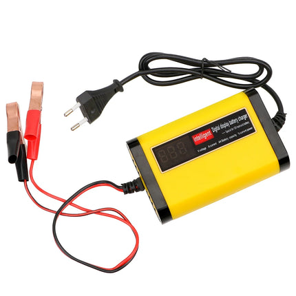 Chargeur de Batterie Intelligent à Réparation par Impulsions 12V 6A – Pour Voiture et Moto – Batteries Plomb – Écran LCD Digital – Modèle 31195 – Certifié CE – Fabricant Shenzhen Zhiya Technology
