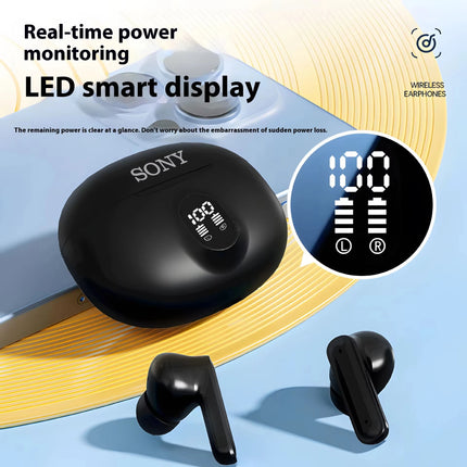 Écouteurs Sony True Wireless – HIFI Stéréo, Affichage Puissance, Compatibles iPhone et Samsung