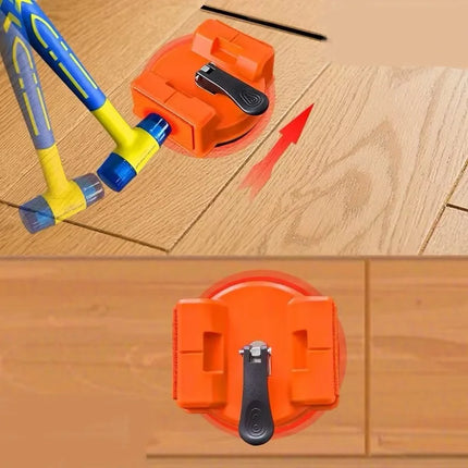 Outil à Ventouse pour Réparation de Joints de Plancher Bois ou Vinyle – Écarteur de Lames avec Mécanisme à Vis – Diamètre 118mm – Force d'Adhérence >60kg – Accessoire de Décoration pour Travaux Domestiques