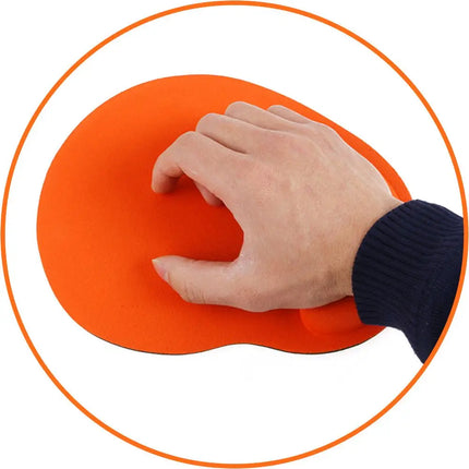 Tapis de Souris Ergonomique avec Repose-Poignet Confortable – Antidérapant – Polymère Souple – Surface Éponge et Tissu – Dos Caoutchouc Néoprène – Pour PC, Ordinateur Portable – Taille 23 x 18 cm